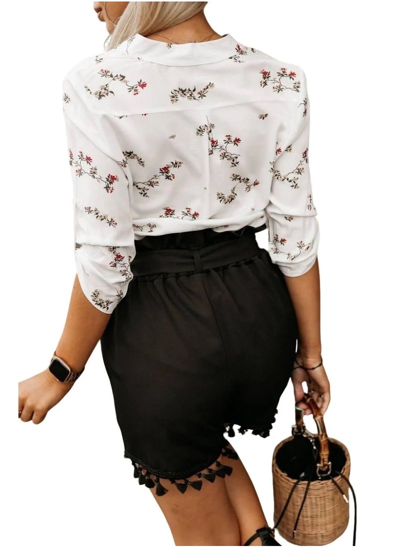 SoBe Floral patterned women's shirt made in Turkiye  - Image 2