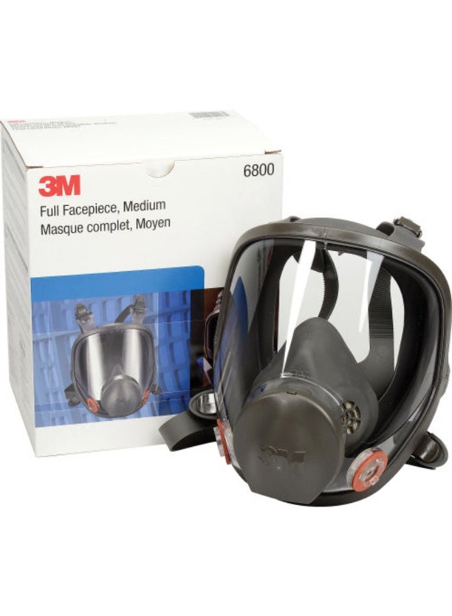 3M 3M™ 6800 Reusable Full Face Mask Respirator, Medium - Image 2