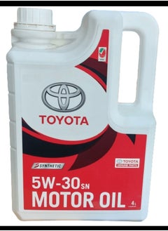 TOYOTA TOYOTA GENUINE MOTOR OIL SN 5W30 4LTR  - Image 1