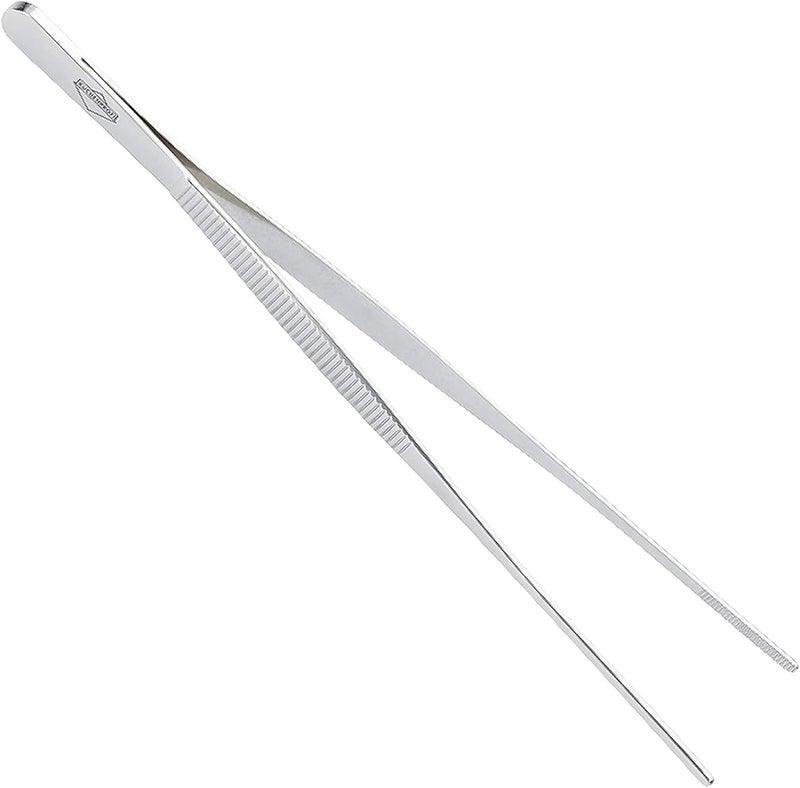 Küchenprofi 12-Inch Tweezer Tongs in 18/10 Stainless Steel - Image 1