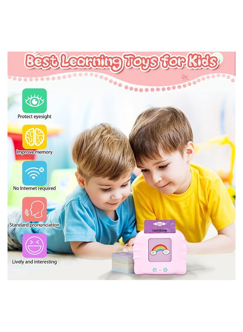 ELTRAZONE Talking Flash Cards Learning Toys,Educational Toddlers Toys for 1 2 3 4 5 6 Year Old Boys Girls,Preschool Montessori Toys with 112 Talking Baby Flash Cards 224 Words,  - Image 4