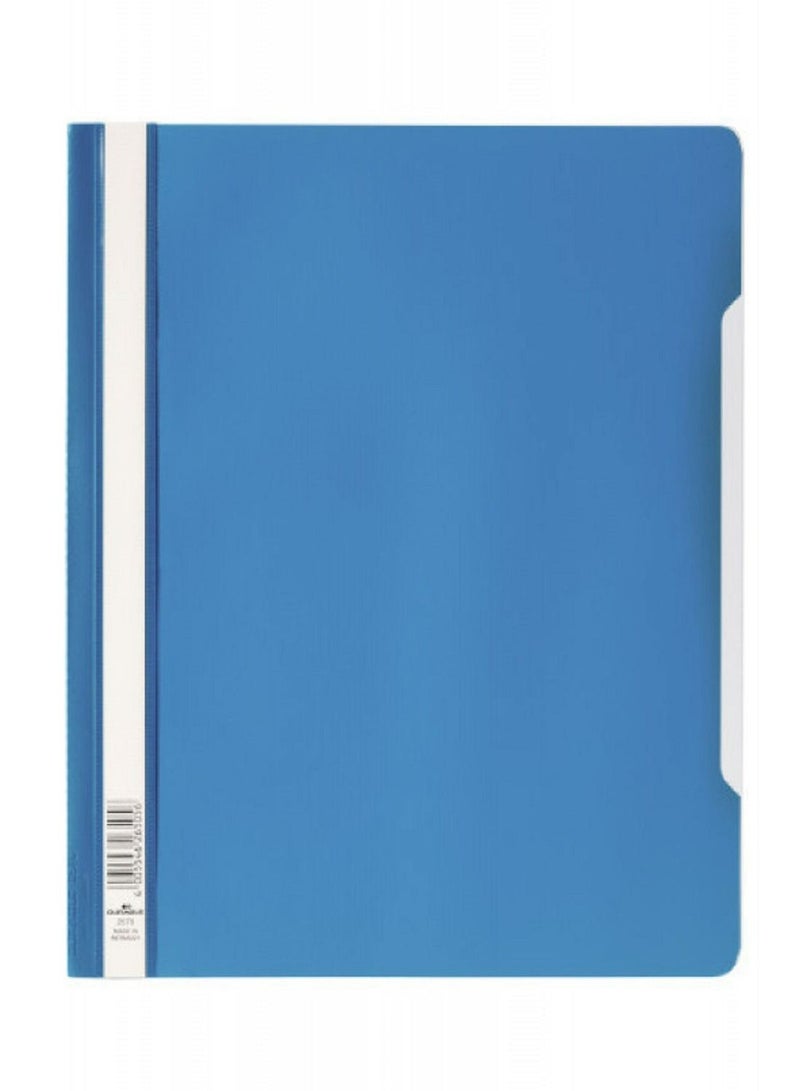 Durable مجلد شفاف متين 2570 50 قطعة A4 أزرق - Image 2