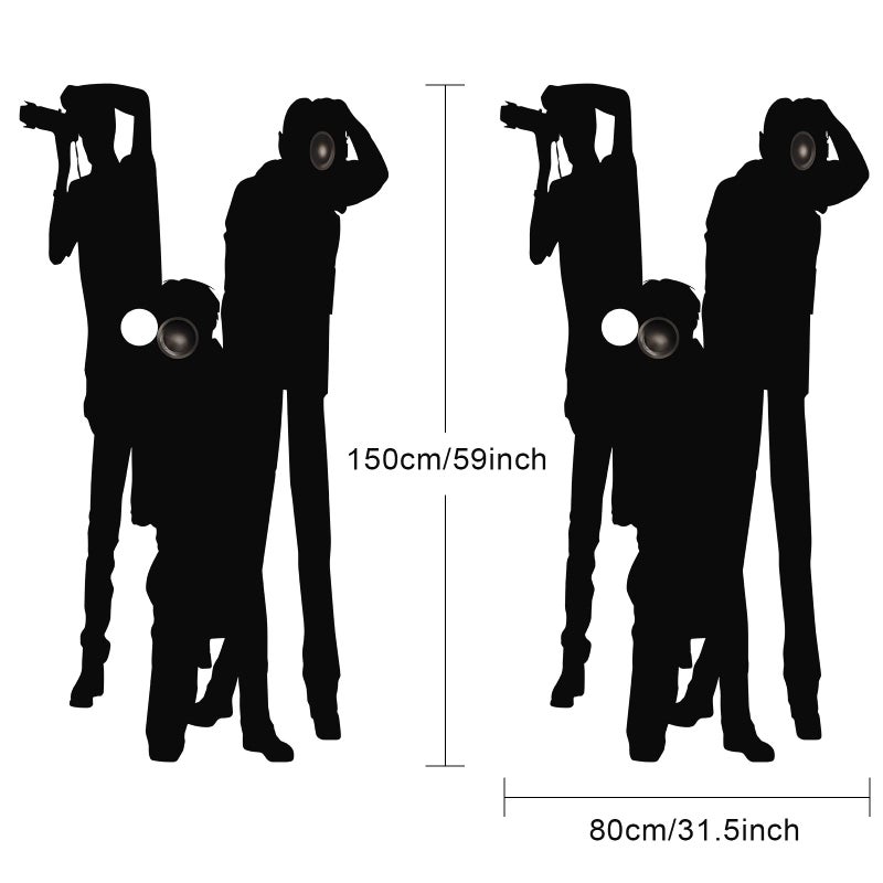 Timtin VIP Entrance Banner Photography Backdrop with Red Carpet Runner, Paparazzi Props, 2.6 x 15 ft Rug, Double-Sided Tape for Party Decorations and Movie Theme Events - Image 2