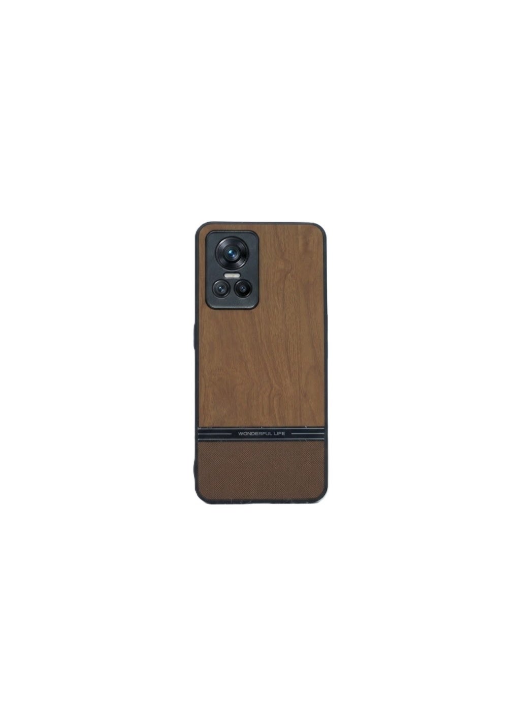 Geneaire Geneaire With For realme Gt NEO3 Shockproof Wood Grain Skin Pu And Tpu Shockproof Luxury ZCEEF7845862966519053Z