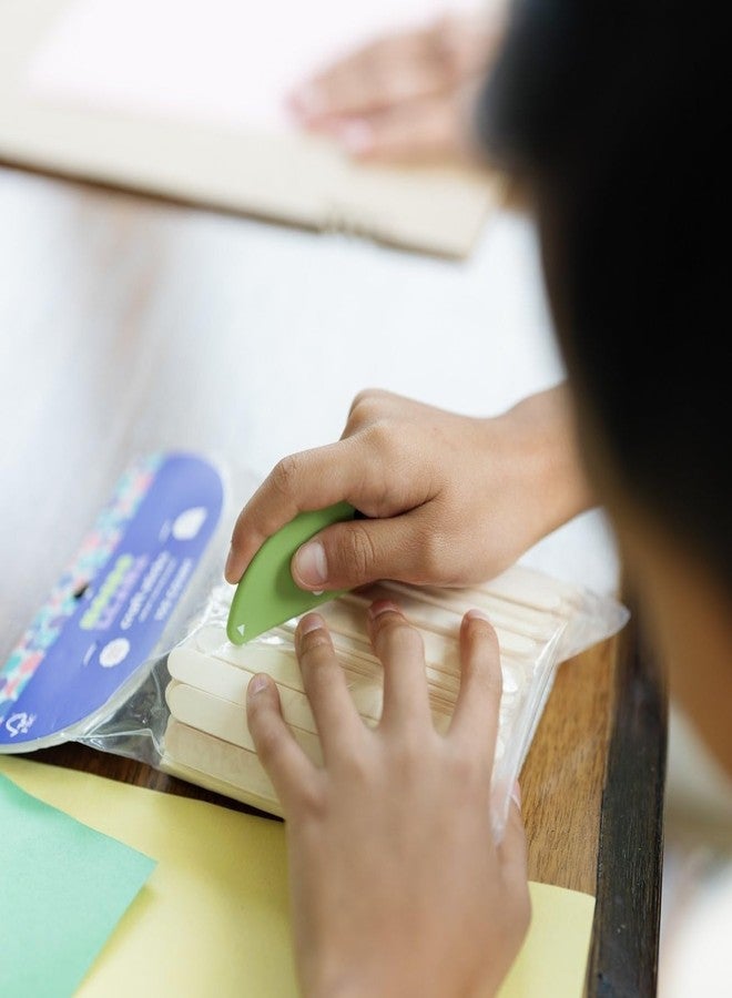 Slice Micro Safety Cutter | Safe Ceramic Box Cutter Lasting 11x Longer than Metal | Keychain Box Opener | 2 Pack | Green - Image 4