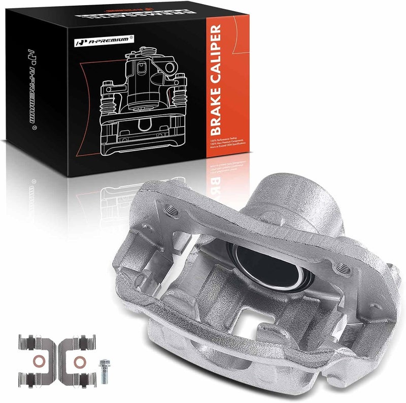 A-Premium Front Driver or Passenger Side Disc Brake Caliper Assembly for Kia Soul, Optima, Magentis, Hyundai Elantra, Sonata (2006-2013) - Image 1