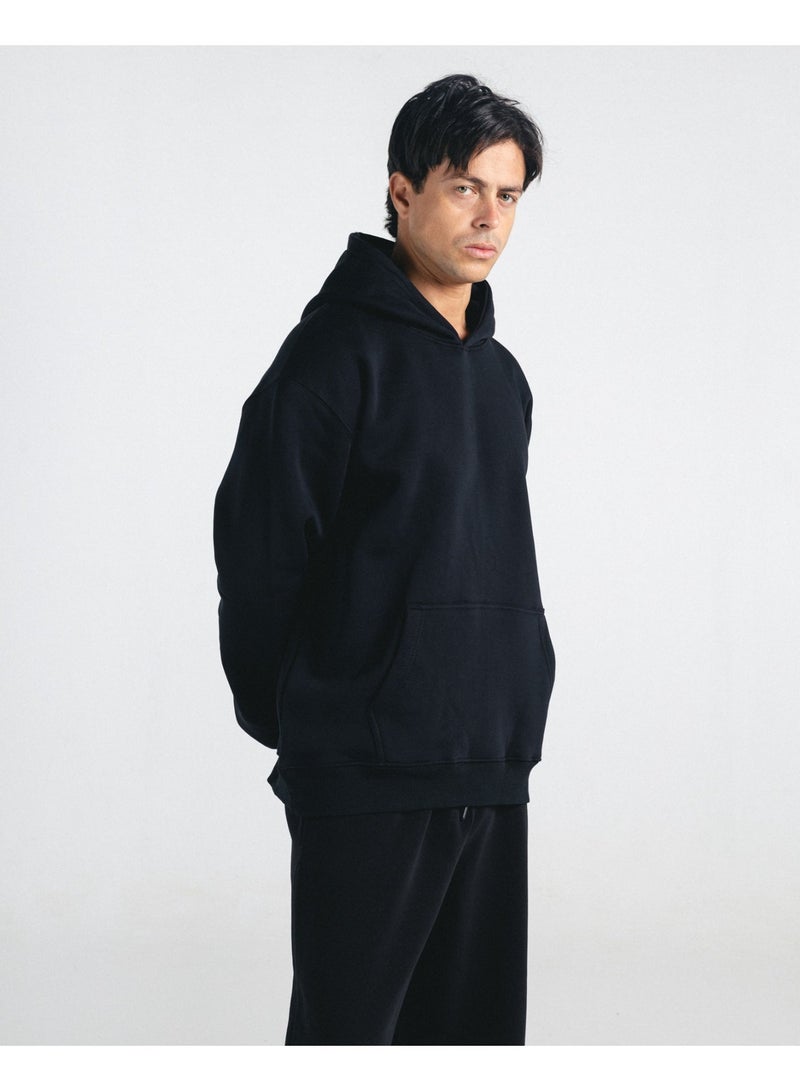 Feathers Unisex Full set 2Piece Winter Set 100% Cotton Oversized Hoodies & Wide Leg Sweatpants - Image 4
