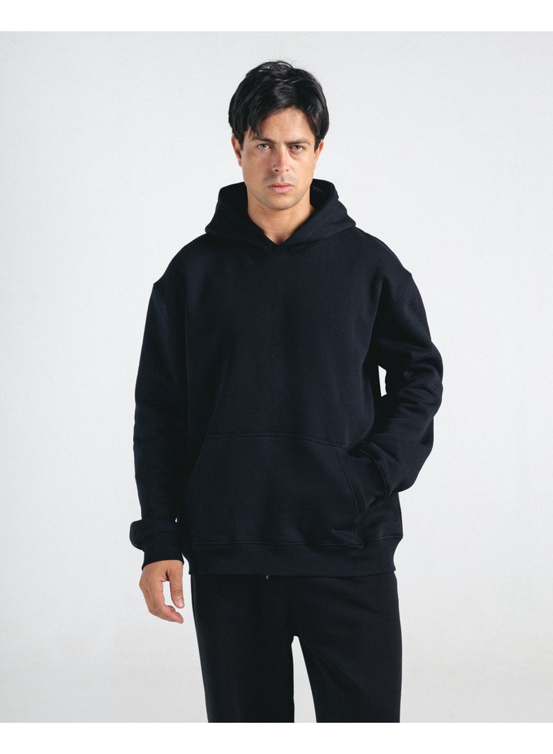 Feathers Unisex Full set 2Piece Winter Set 100% Cotton Oversized Hoodies & Wide Leg Sweatpants - Image 5