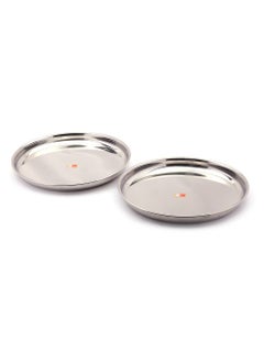 KCL KCL Stainless Steel Heavy Gauge Dinner Thali Set - Set of 2  - Image 1