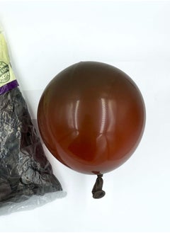 Party Time Party Time 100pcs 12inch Standard Brown Latex Balloons High Quality Balloons Party Supplies  - Image 2