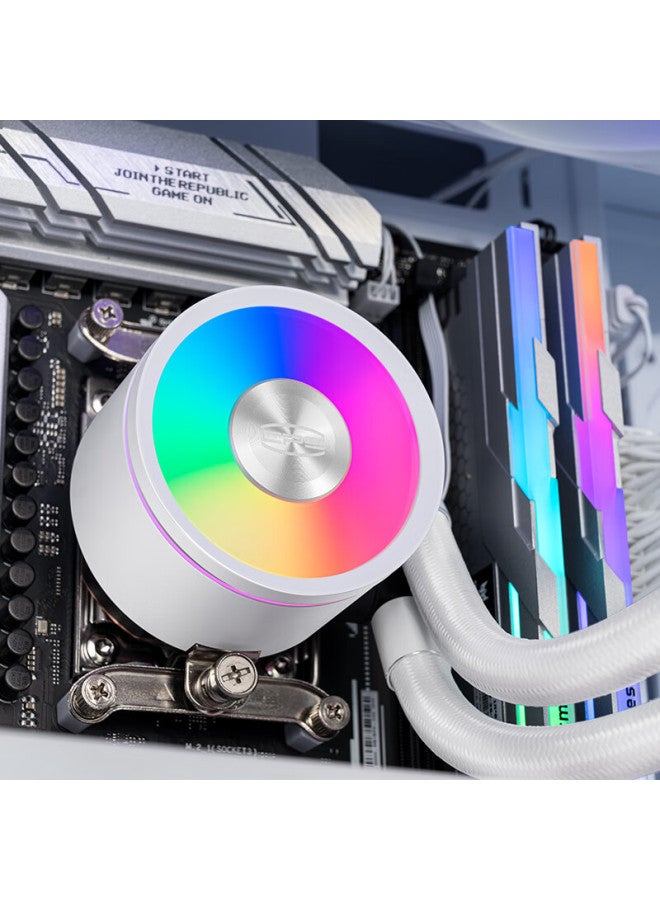 Pccooler Da360 Pro Argb Wh All-in-one Cpu Liquid Cooler - Image 2