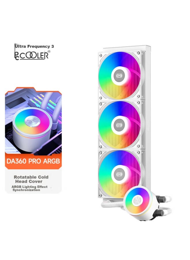 Pccooler Da360 Pro Argb Wh All-in-one Cpu Liquid Cooler - Image 1