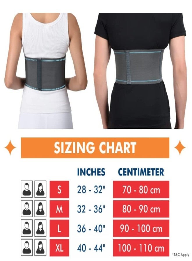 ADVANCE Chest Rib Belt Elastic Wrap Injury Binder Compression & Support Brace for Men & Female (Rib Belt) (L) - Image 4