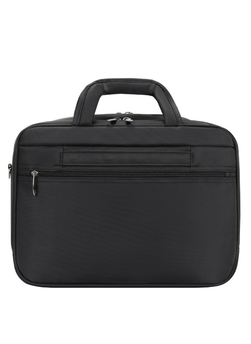 Stargold Laptop Bag, Premium 15.6" Business Briefcase With Multiple Compartments, Padded Shoulder Strap, And Water-Resistant Material, Black  - Image 2