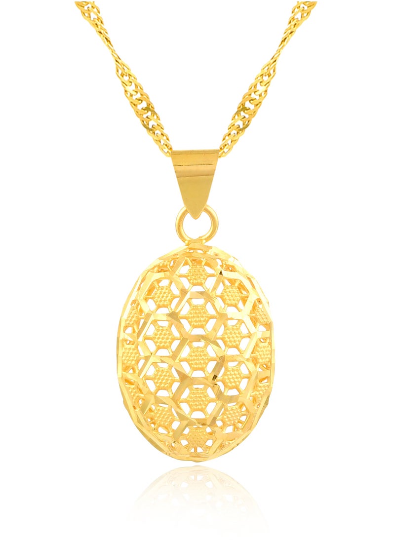 BAFLEH JEWELLERY Dazzle and Delight with 21k Gold Pendant Designs  - Image 1