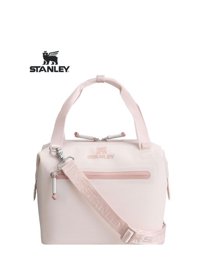Stanley All Day Julienne Mini Cooler Bag & Insulated Lunch Tote | 7.4 QT (10 Can) Portable Soft Cooler with Leak-Proof Liner Pink - Image 1