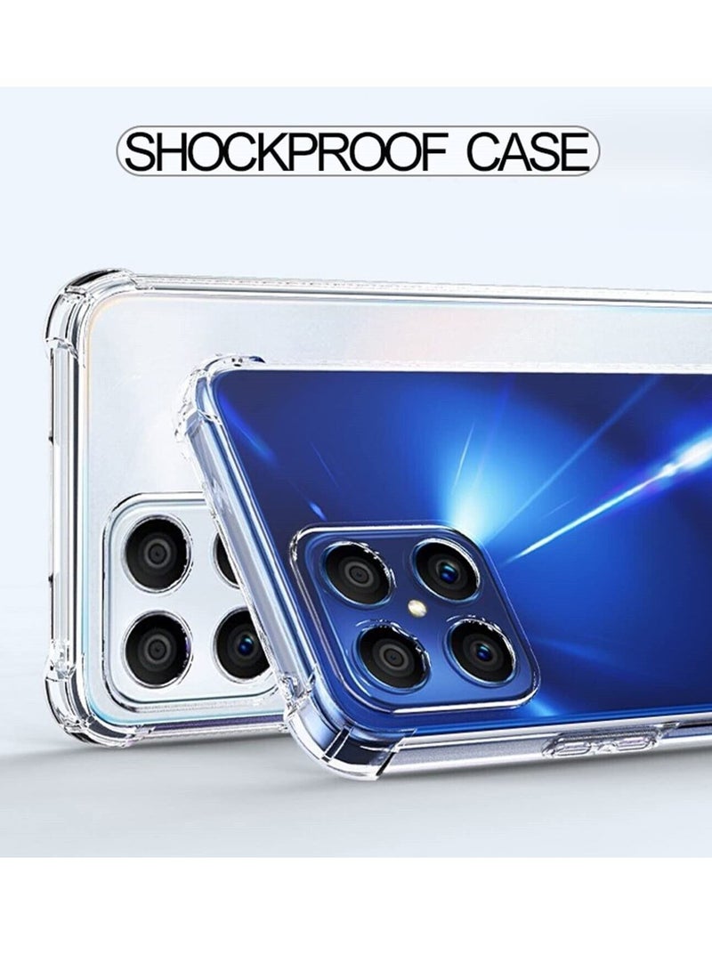 بورتوني جراب Honor X8a مع حماية الكاميرا ممتص الصدمات وغطاء واقٍ شفاف ناعم لهاتف Huaweo Honor X8a - Image 2