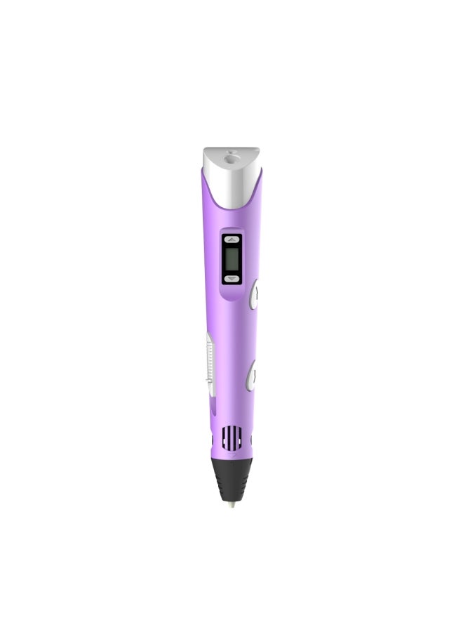 Loquat 3D Printing Pen Purple/Silver/Grey  - Image 3