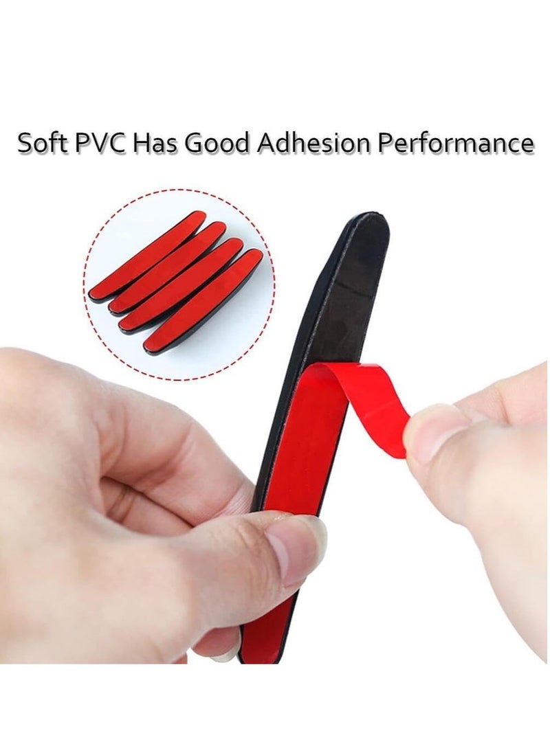 RATSAW 4 PCS Car Door Edge Guard Protectors Anti Collision Universal Silicone Car Door Anti Static Protector Strip Car Bumper Edge Guards Strips for Various Car Pads Door Shock Absorbers White  - Image 4