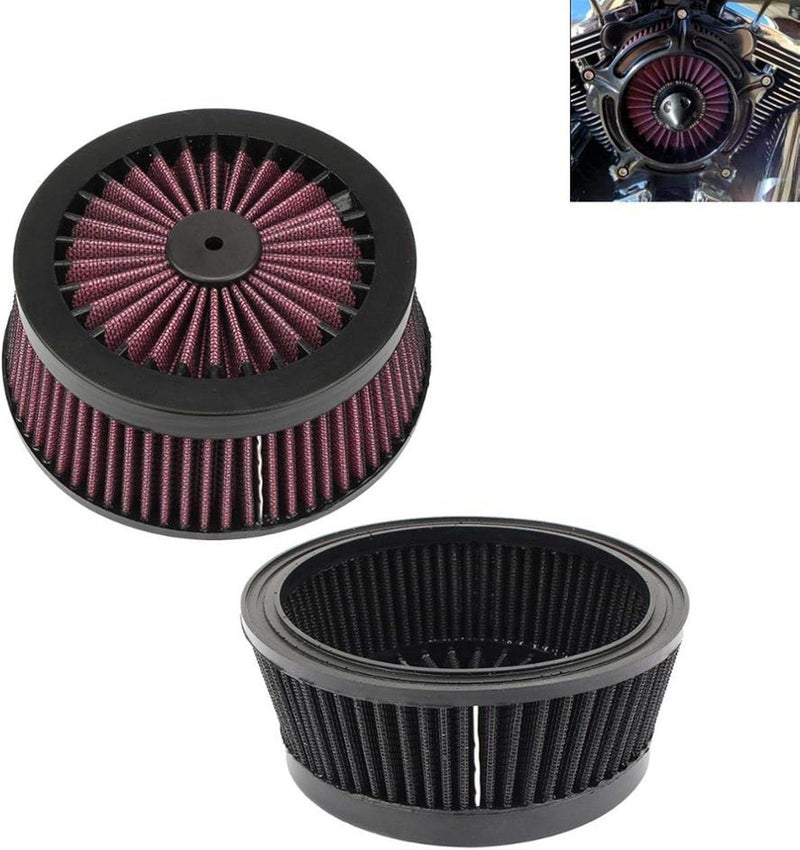 QASULER Motorcycle Air Cleaner Intake Filter - Image 3