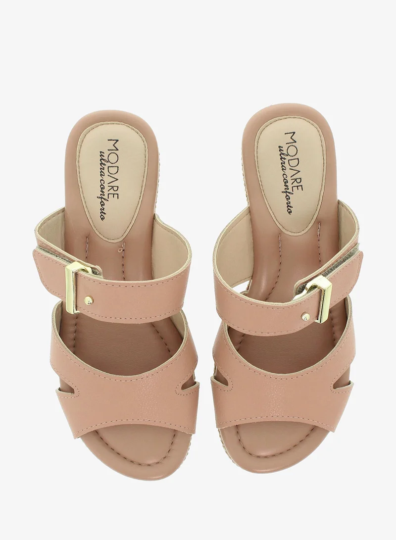 Modare Nude Modare Women’s Flat Summer Footwear – Lightweight Slip-On Comfort with Stylish Casual Design for Women | Best Price UAE