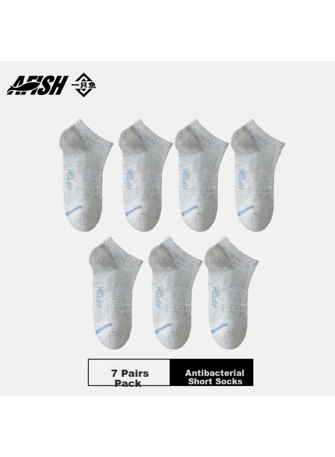 A FISH Men's 7a Grade Antibacterial And Odor-resistant Spring And Summer Sports Socks Casual Long And Short Cotton Socks Recommended By Baoqiang - Image 2