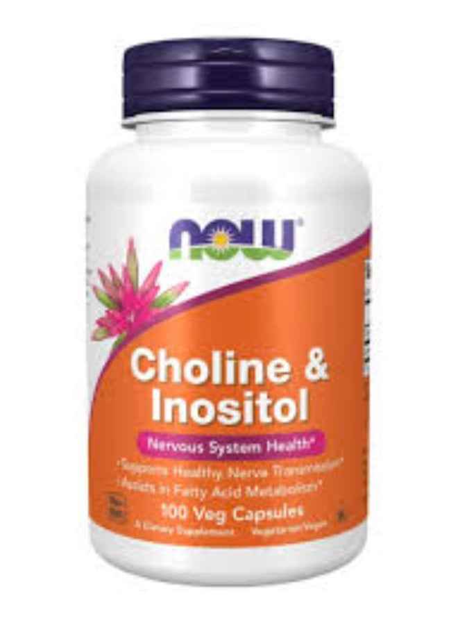 now Choline & Inositol, 100 Veg Capsules - Image 3