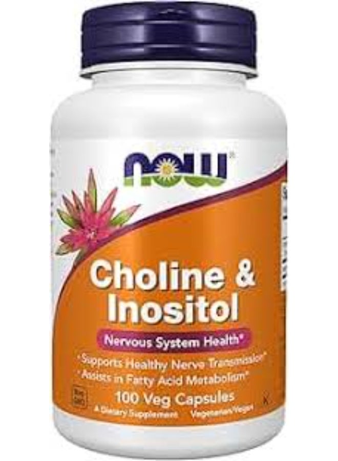 now Choline & Inositol, 100 Veg Capsules - Image 1
