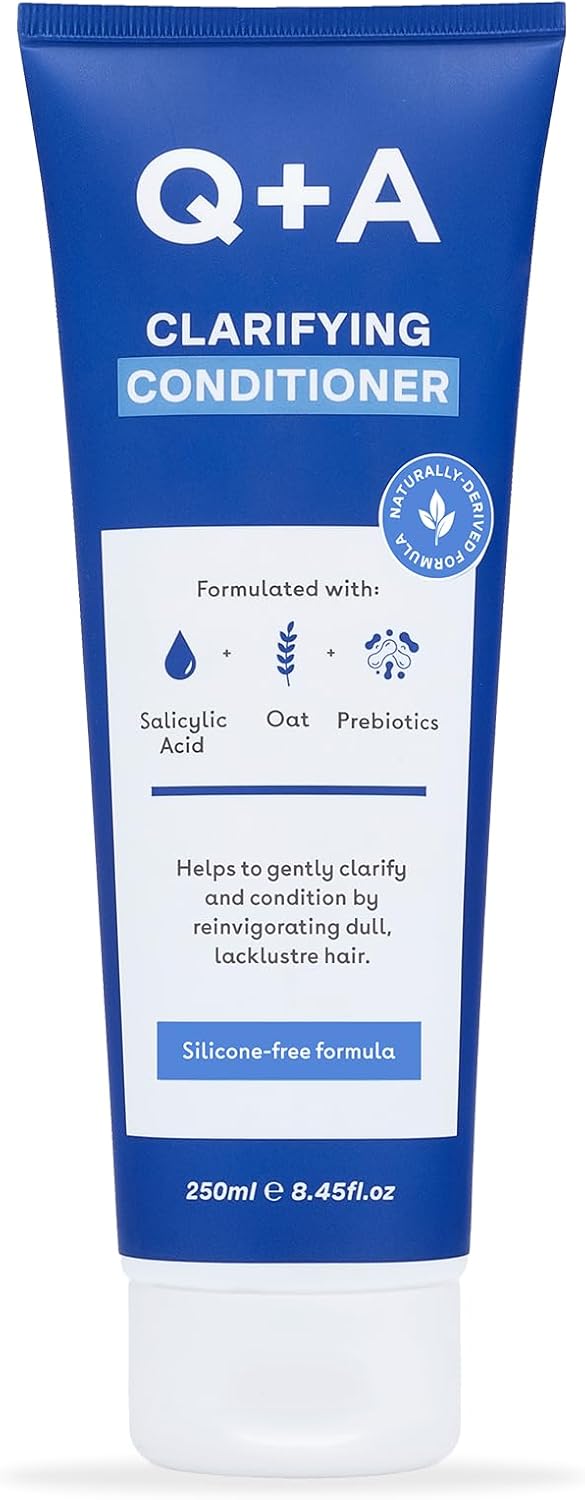 QA Clarifying Conditioner for Hair 250ml ScalpBalancing Strengthening and Moisturising Conditioner for Congested Hair With Salicylic Acid Oatmeal and Prebiotics