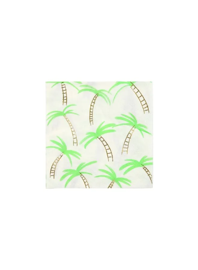 Meri Meri Palm Trees Napkins Small