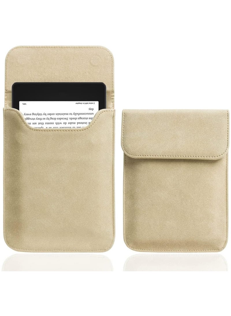 كيس أكمام 7 بوصة Paperwhite و Colorsoft Signature Edition (2024 إصدار) حقيبة حماية محمولة خفيفة الوزن (خاكي) - Image 1