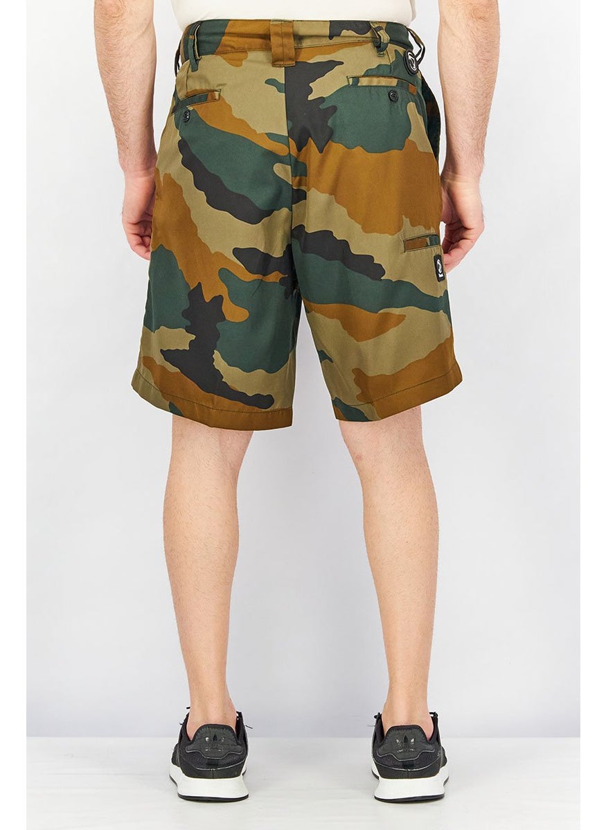 DIESEL Men Camouflage Basic Short, Olive, Brown And Black  - Image 3