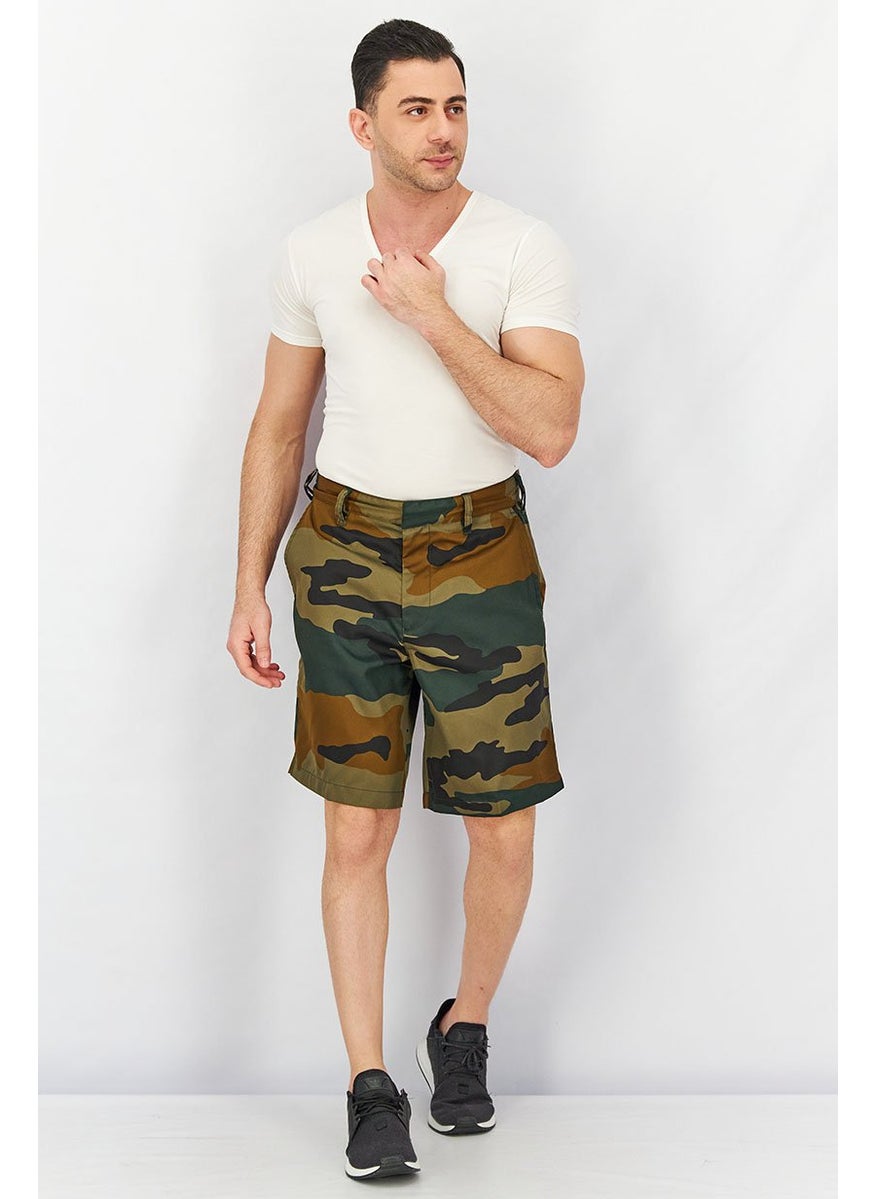 DIESEL Men Camouflage Basic Short, Olive, Brown And Black  - Image 2