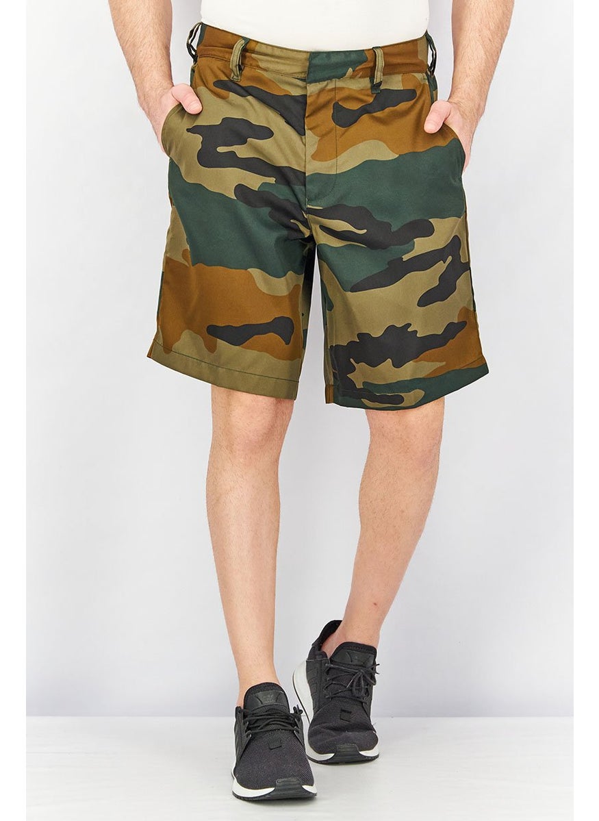 DIESEL Men Camouflage Basic Short, Olive, Brown And Black  - Image 1
