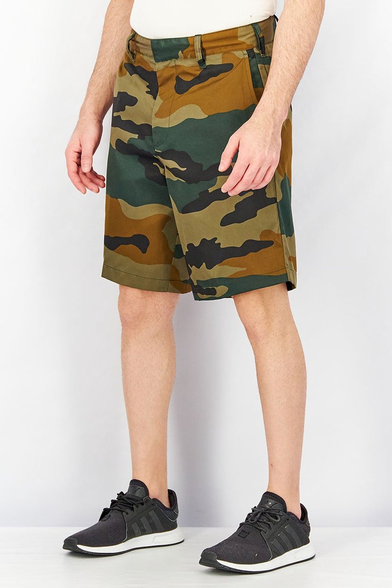 DIESEL Men Camouflage Basic Shorts, Olive, Brown And Black  - Image 4
