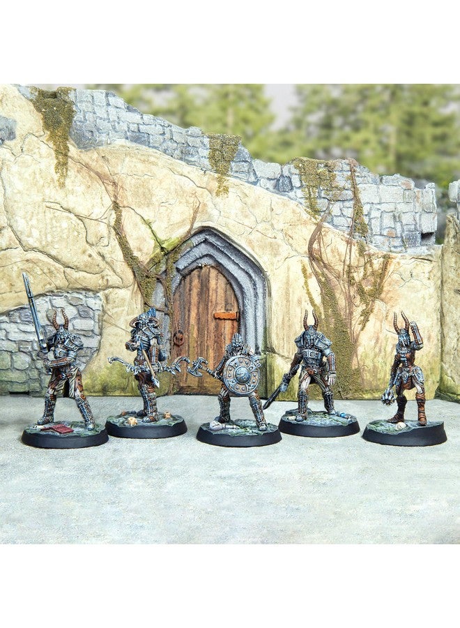 Modiphius Entertainment: The Elder Scrolls: Call To Arms: Draugr Lords - 5 Figures, 32Mm Unpainted Resin Rpg Miniatures, Scenic Bases, Chapter 4 - Image 2