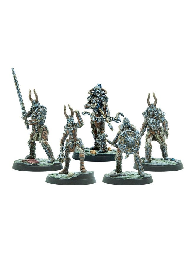 Modiphius Entertainment: The Elder Scrolls: Call To Arms: Draugr Lords - 5 Figures, 32Mm Unpainted Resin Rpg Miniatures, Scenic Bases, Chapter 4 - Image 1