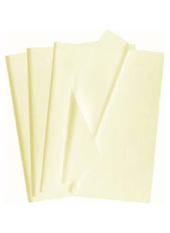 MARKQ Beige Gift Wrapping Tissue Paper Sheets for DIY Crafts, Gift Bags, Holidays, Birthdays, 50 x 75 cm (50 Sheets) 