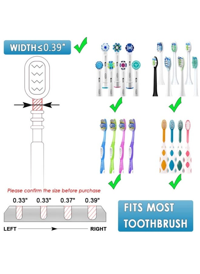 MIMORE - Toothbrush Sanitizer Toothbrush Sanitizer And Holder W Sterilization Function Uv Toothbrush Sanitizer For Bathroom Wireless Wall Mount Rechargeable - Image 1