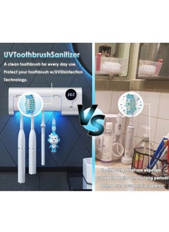 Toothbrush Sanitizer Toothbrush Sanitizer And Holder W Sterilization Function Uv Toothbrush Sanitizer For Bathroom Wireless Wall Mount Rechargeable - pzsku/ZCEF0BA6FC34C70C6CE38Z/45/_/1720439996/e40ff5cd-8562-496b-99ac-dd48a34ac0c9