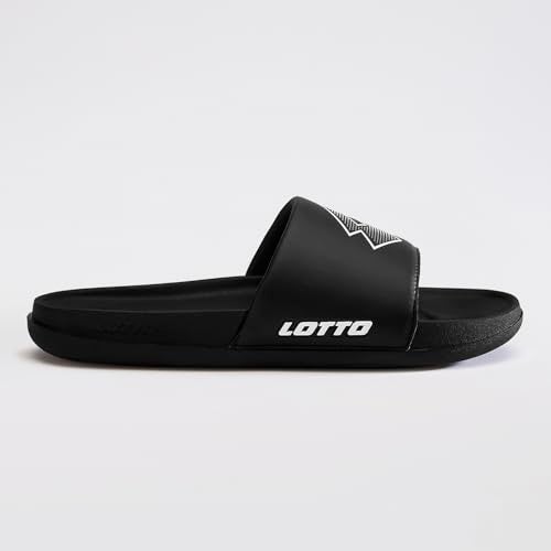 Lotto Men Enduro Plus Black Slides - Image 2