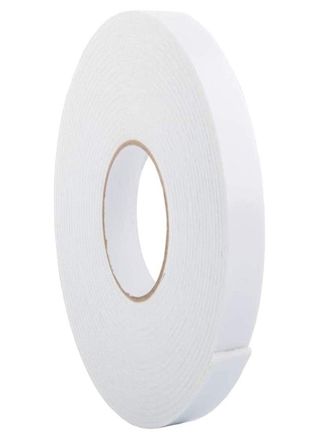 ToLanbbt Double Sided Foam Tape 1.18In x 33FT, Mounting Tape Heavy Duty, Strong Adhesive Weatherproof Seal Strips for DIY Craft Picture Poster, Car & Gap Filling Mountings, Home Office Decor (White) - Image 1