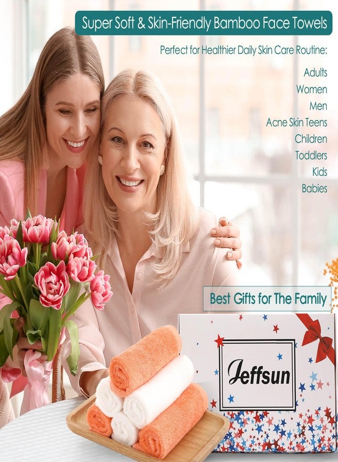 JEFFSUN Wash Cloths 12 Pack, 13x13 inch Extra Large White Face Towel on Sensitive Skin, Super Soft and Skin Friendly Bath Washcloths for Face and Body, Easy to Clean Fast Dry Facial Cleaning Cloths with Loop - Image 5