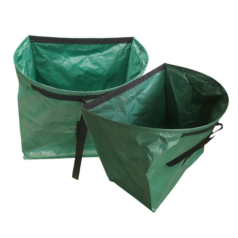 🌱 حامل أكياس قمامة خارجي مع مجرشة نصف دائرية مثالي لتنظيف الحدائق والنفايات - Image 5