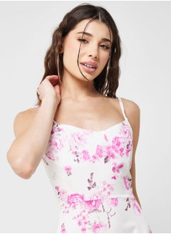 Ginger Strappy Printed Dress  - Image 3