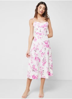 Ginger Strappy Printed Dress  - Image 4