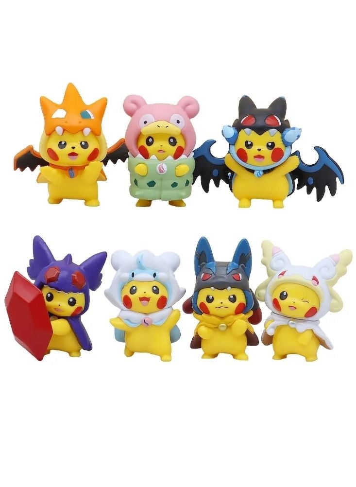 Premium Pokémon Mini Figure Collection Gift Box with Multiple Characters – Cartoon Collectible Toys for Kids - Image 1