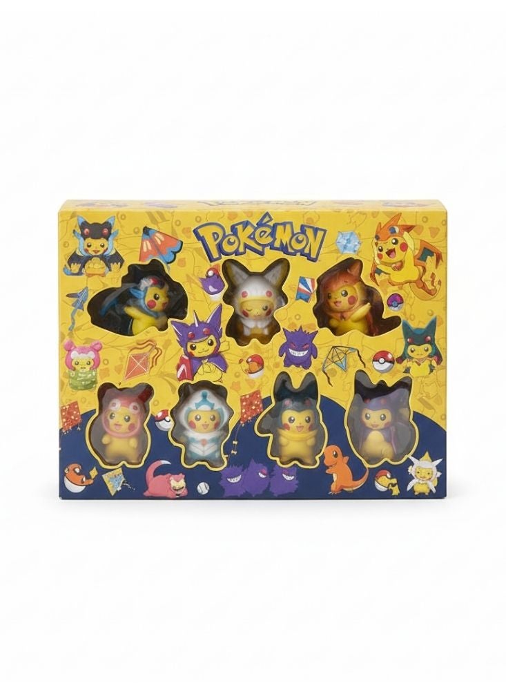 Premium Pokémon Mini Figure Collection Gift Box with Multiple Characters – Cartoon Collectible Toys for Kids - Image 2