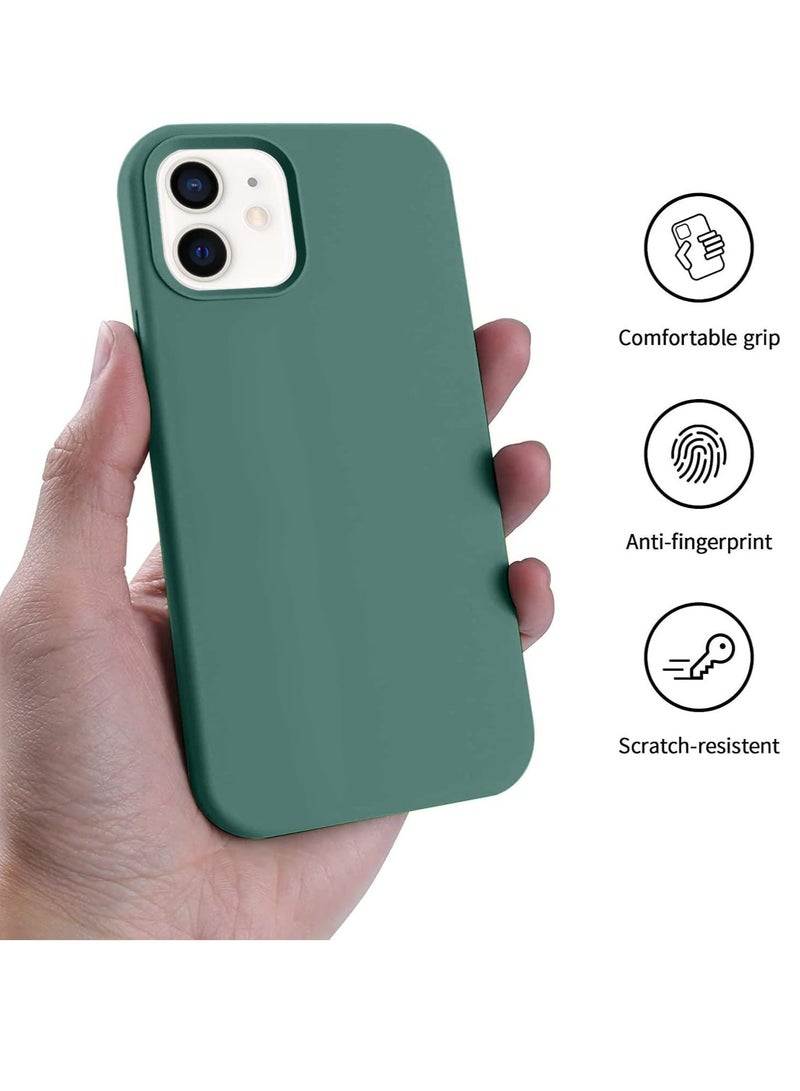 MIGOFAST Liquid Silicone Gel Cover with Full Body Protection Anti-Scratch Shockproof Case Compatible with iPhone 12 - Image 5