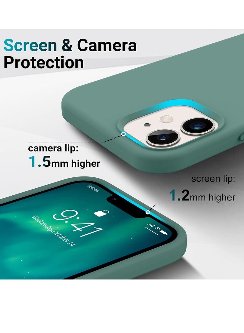 MIGOFAST Liquid Silicone Gel Cover with Full Body Protection Anti-Scratch Shockproof Case Compatible with iPhone 12 - Image 3